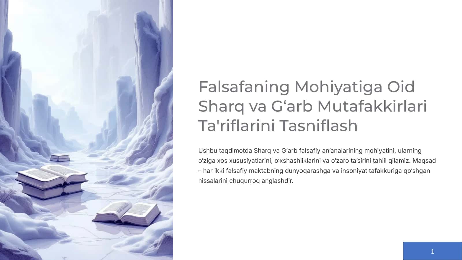 Falsafaning Mohiyatiga Oid Sharq va G‘arb Mutafakkirlari Ta'riflarini Tasniflash