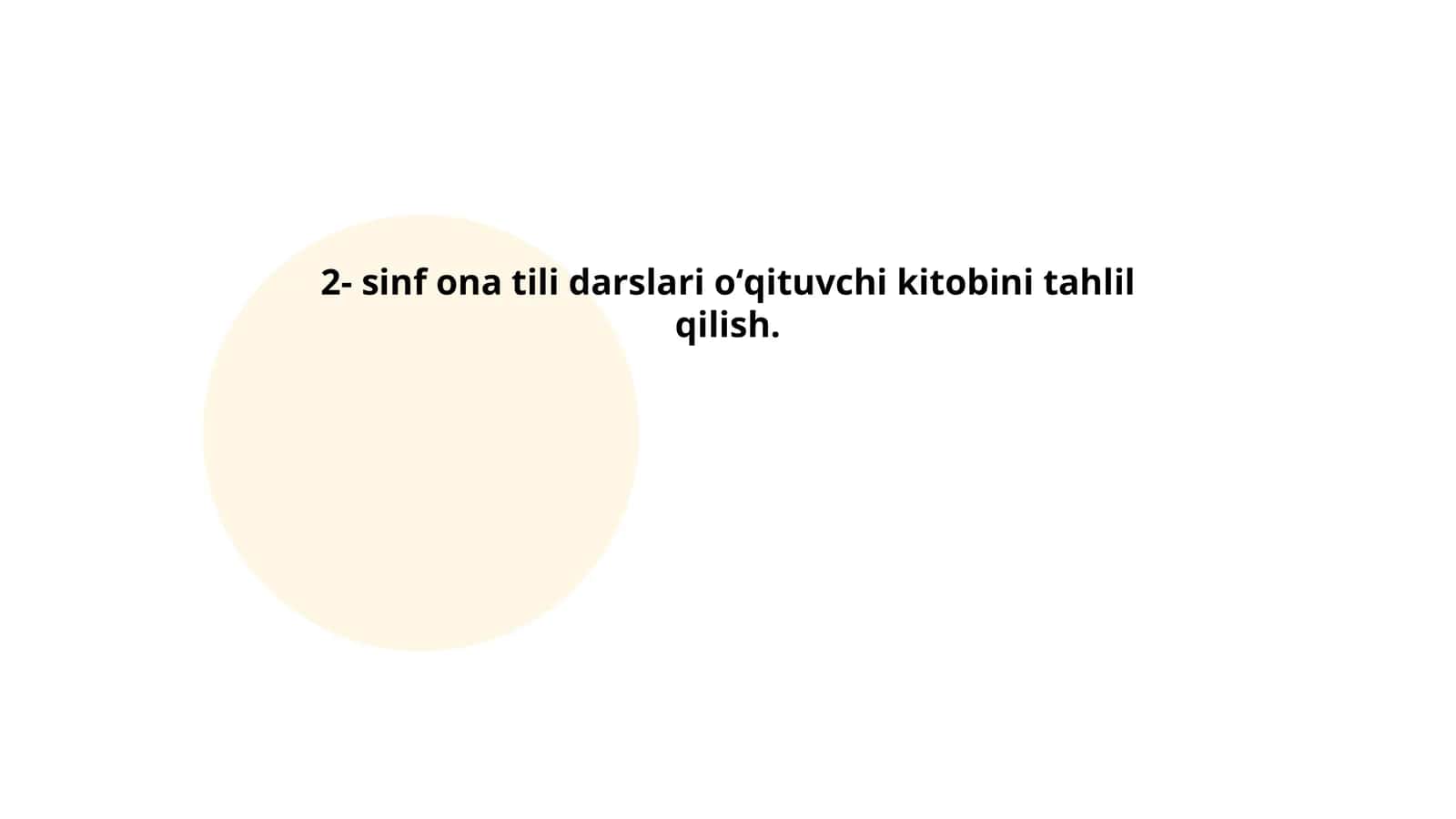 2- sinf ona tili darslari oʻqituvchi kitobi