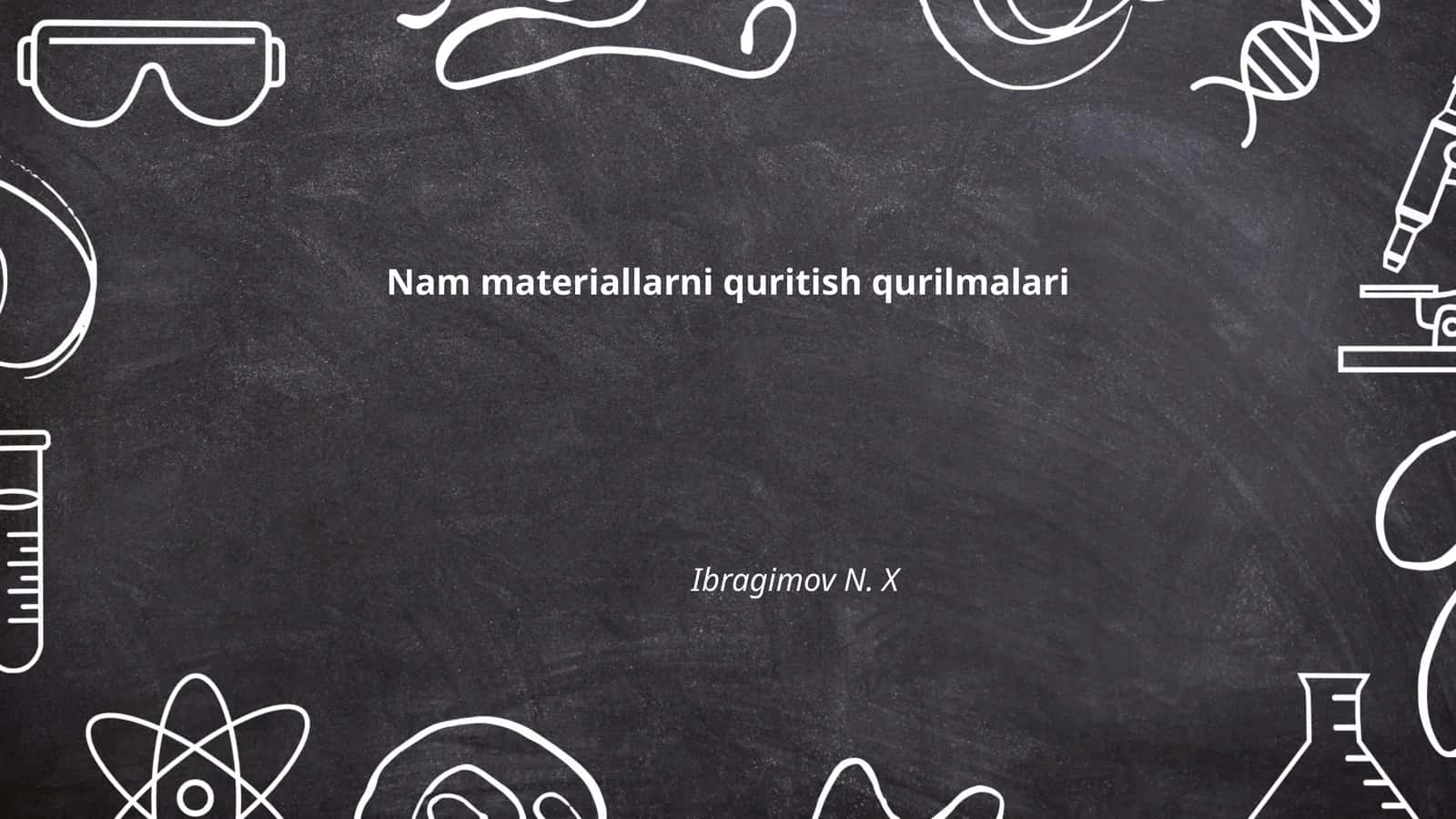 Quritish jarayonining fizik va termodinamik asoslari