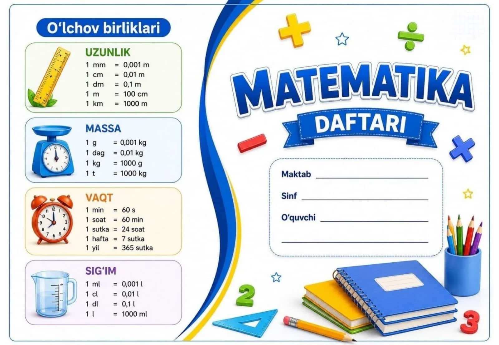 matematika fanidan daftar muqovasi