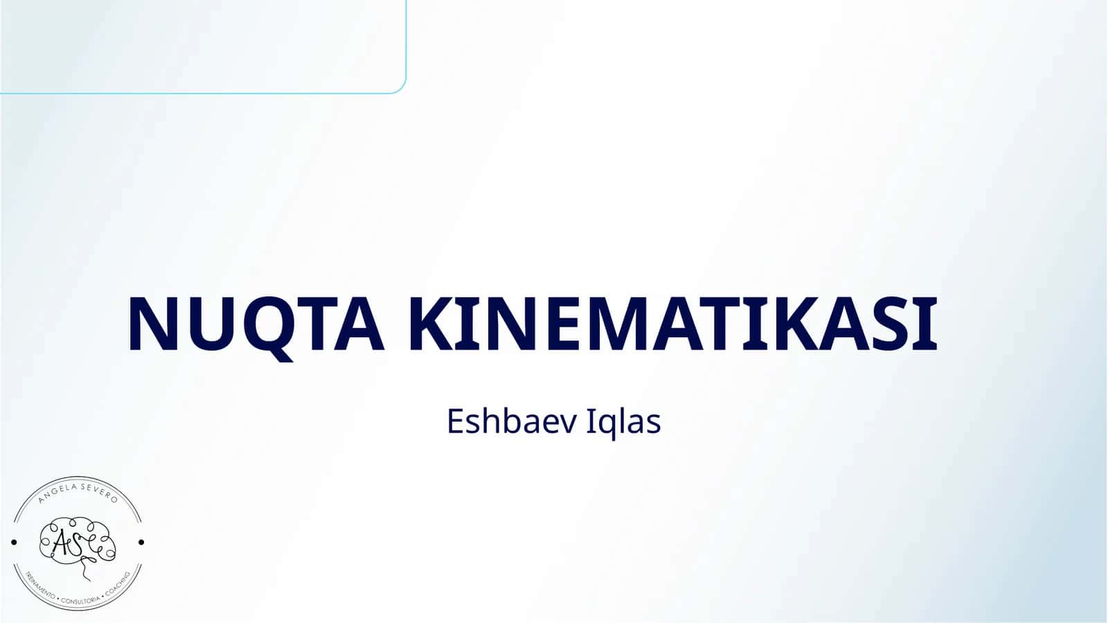 NUQTA KINEMATIKASI