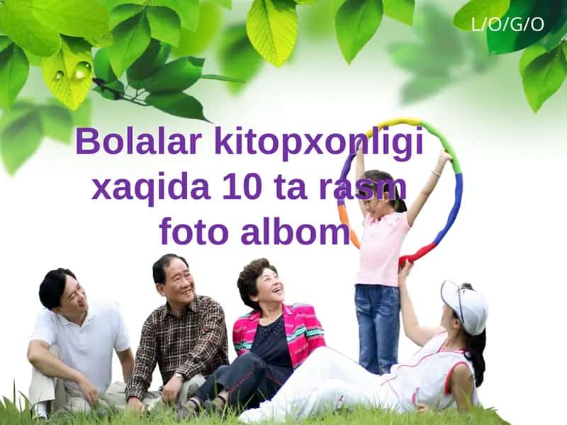 Bolalar kitopxonligi haqida 10 ta rasm foto albom