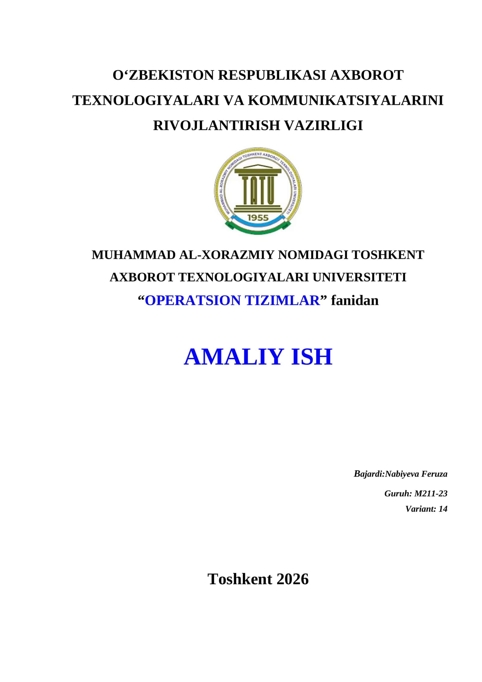 Simsiz aloqa tarmoqlari orqali ma’lumotlarni uzatish va boshqarish