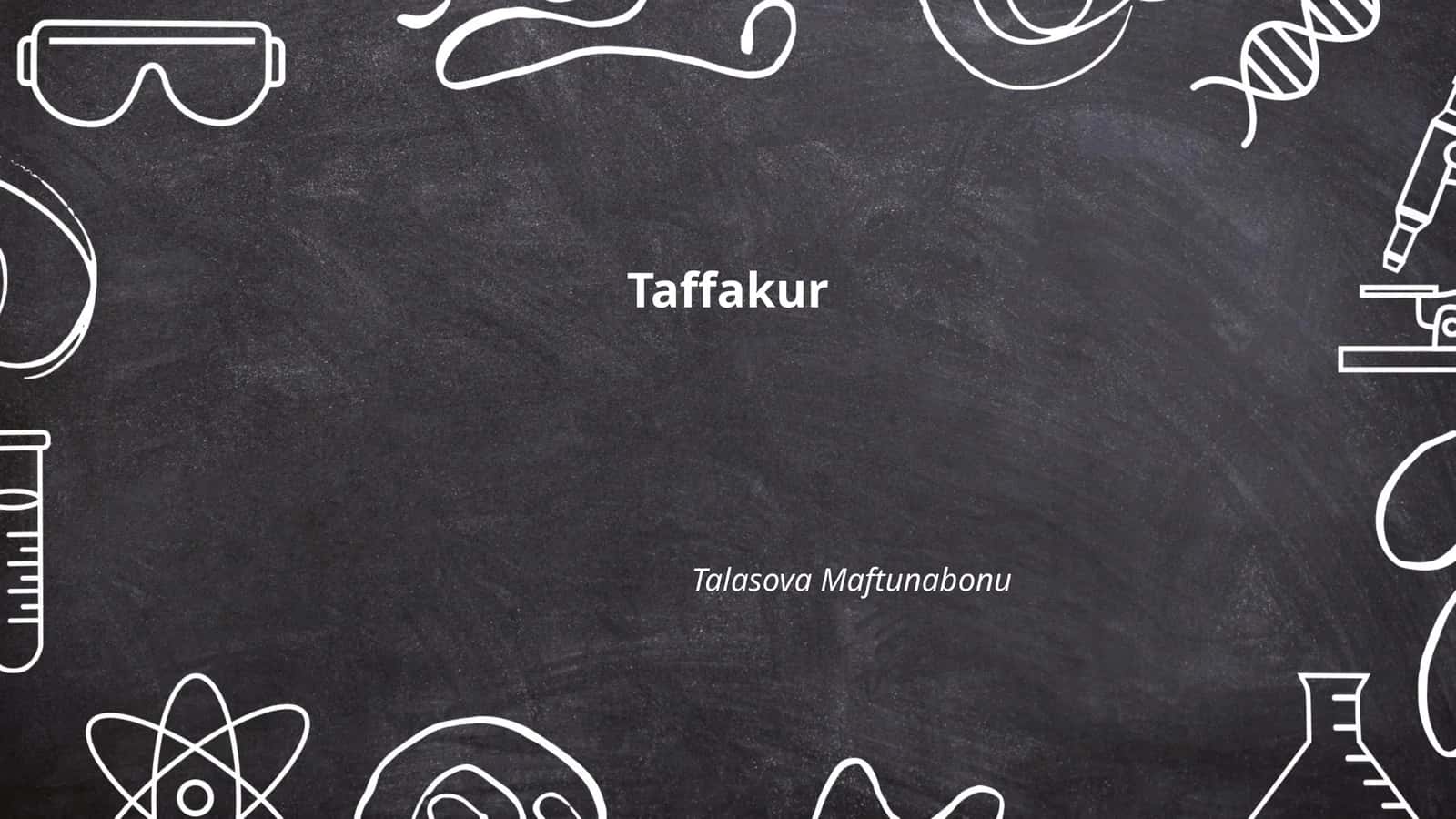 Taffakur