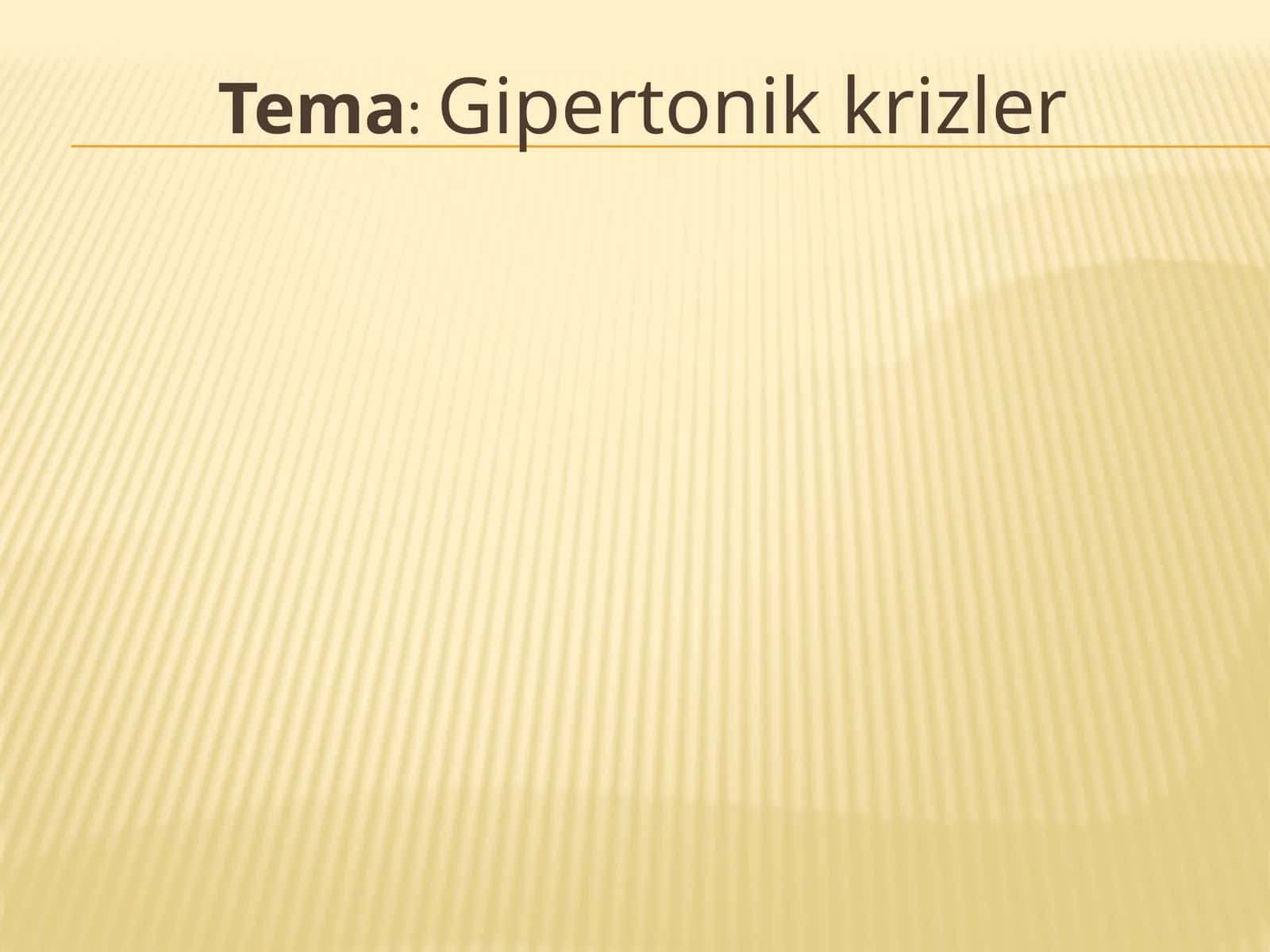 Gipertonikkrizler
