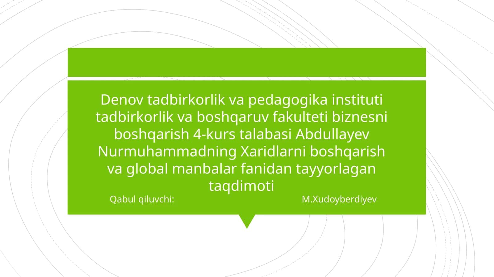 Xarid jarayonida zamanaviy texnologiyalardan foydalanish