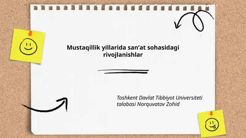 Mustaqillik yillarida sanʼat sohasidagi rivojlanishlar