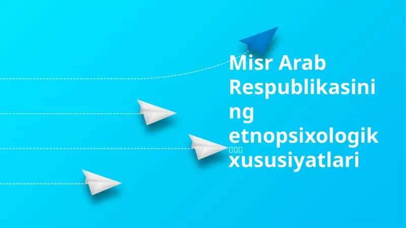 Misr Arab Respublikasining etnopsixologik xususiyatlari