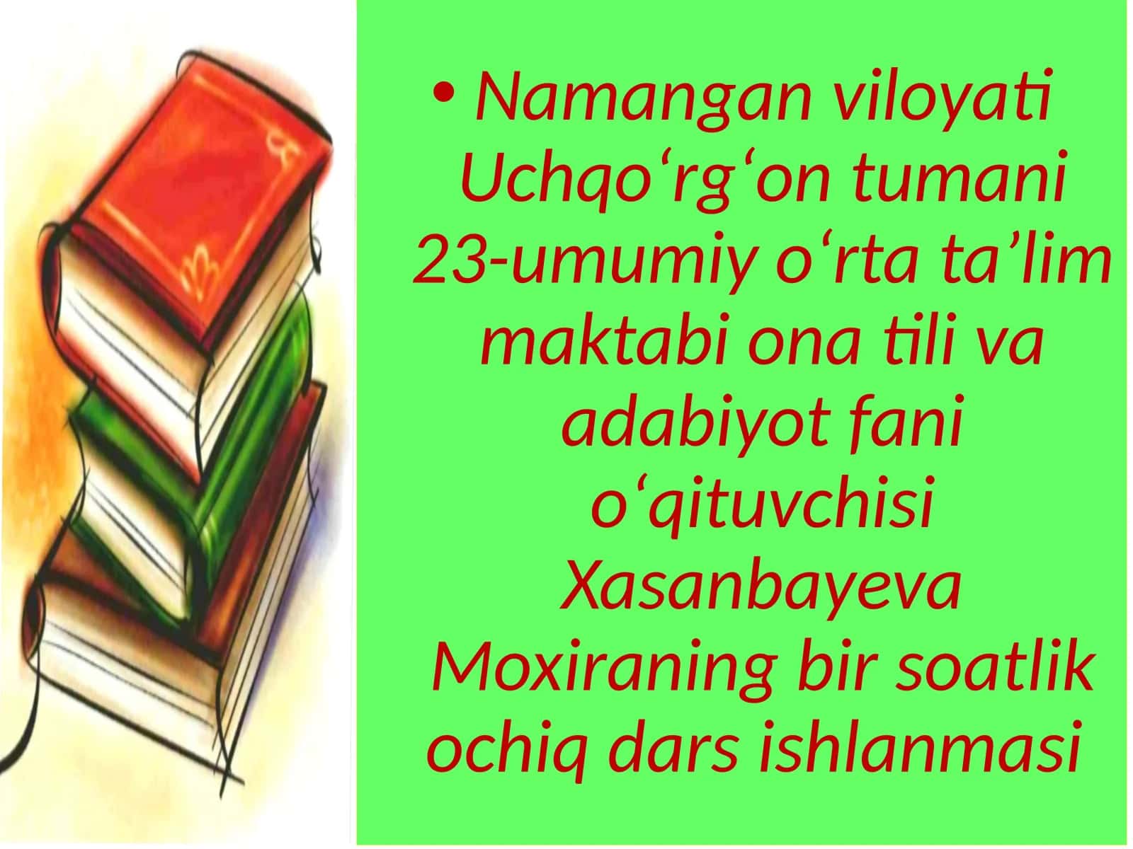 6-sinf Ona tili fanidan Sinonimlar. Sinonimik qatorda bosh so'z dars ishlanma