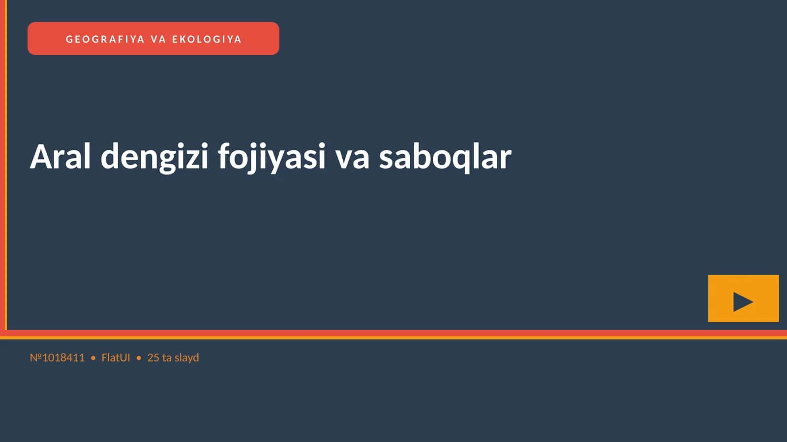 Aral dengizi fojiyasi va saboqlar