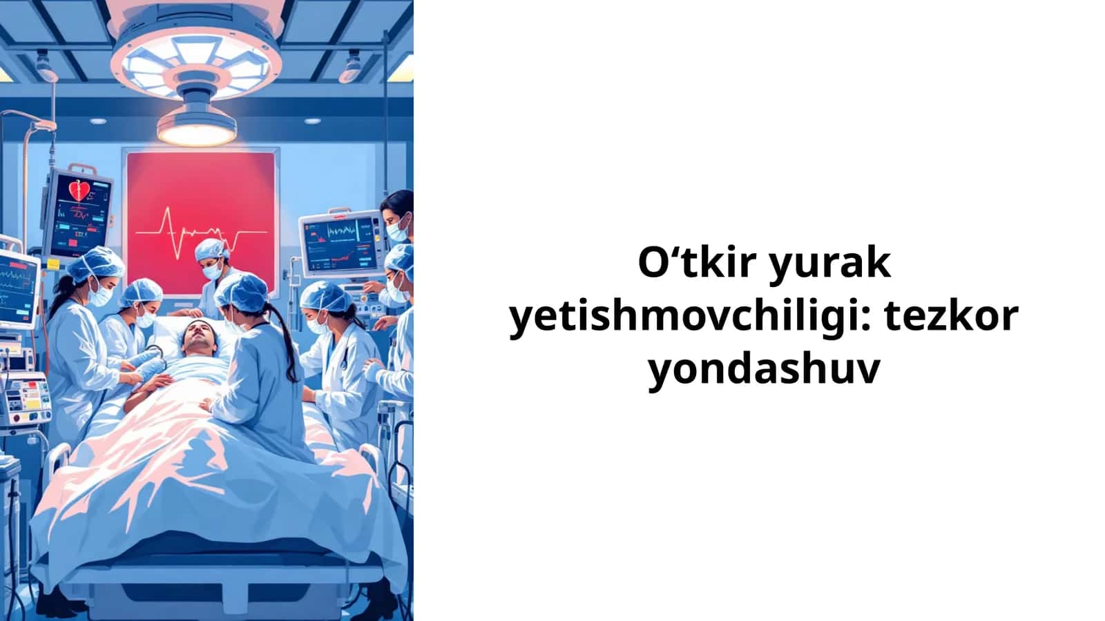 O‘tkir yurak yetishmovchiligi: tezkor yondashuv