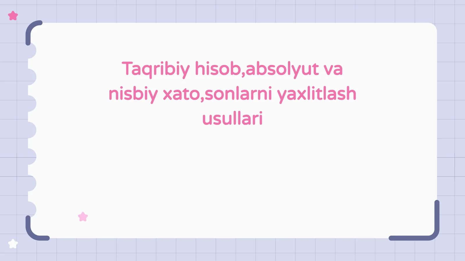 Sonlarni yaxlitlash usullari