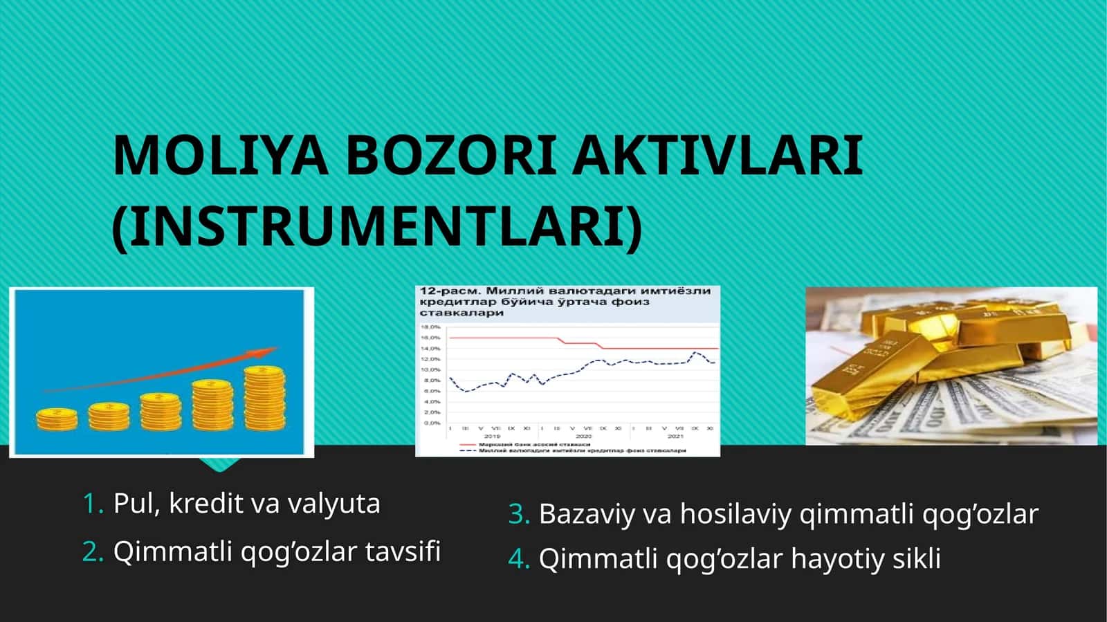 MOLIYA BOZORI AKTIVLARI (INSTRUMENTLARI)