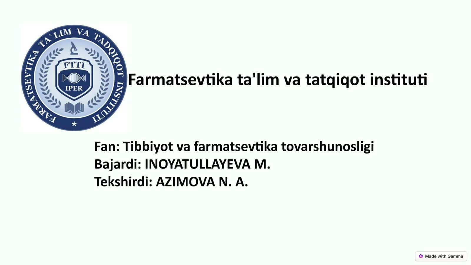 Assortiment tushunchasi va uning tasniflanishi