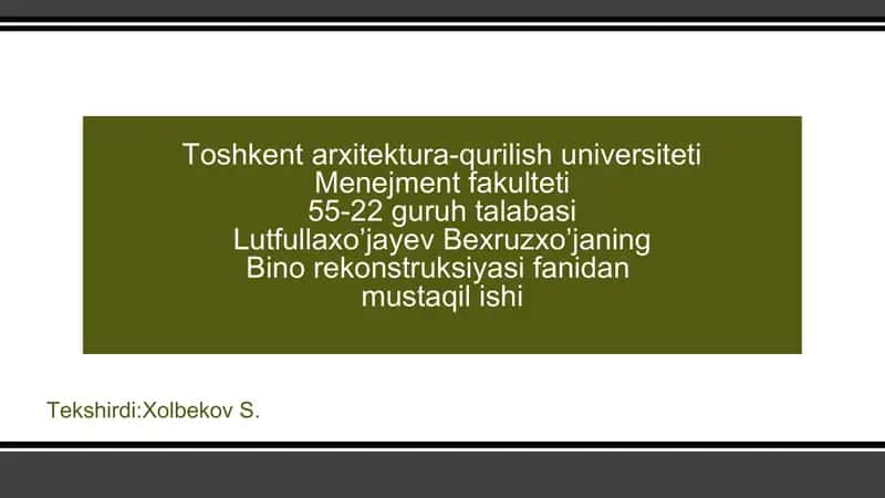 Rekonstruksiya