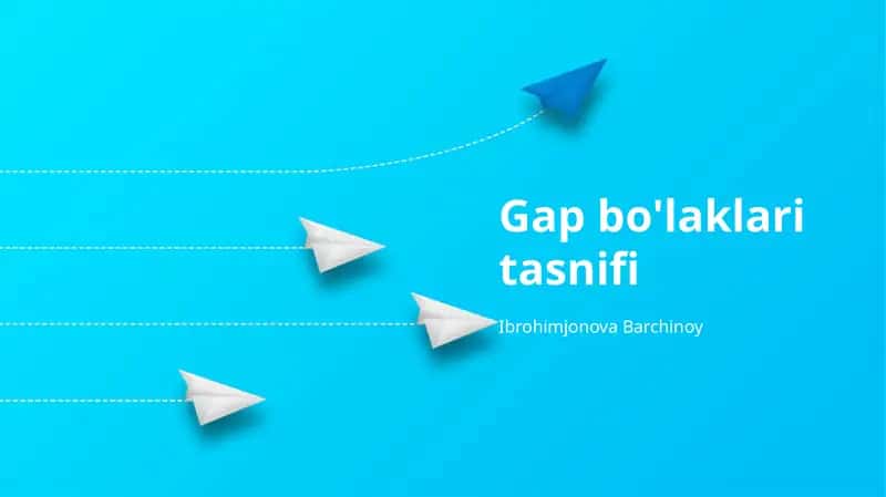 Bo'shliq Segmenti Klassifikatsiyasi