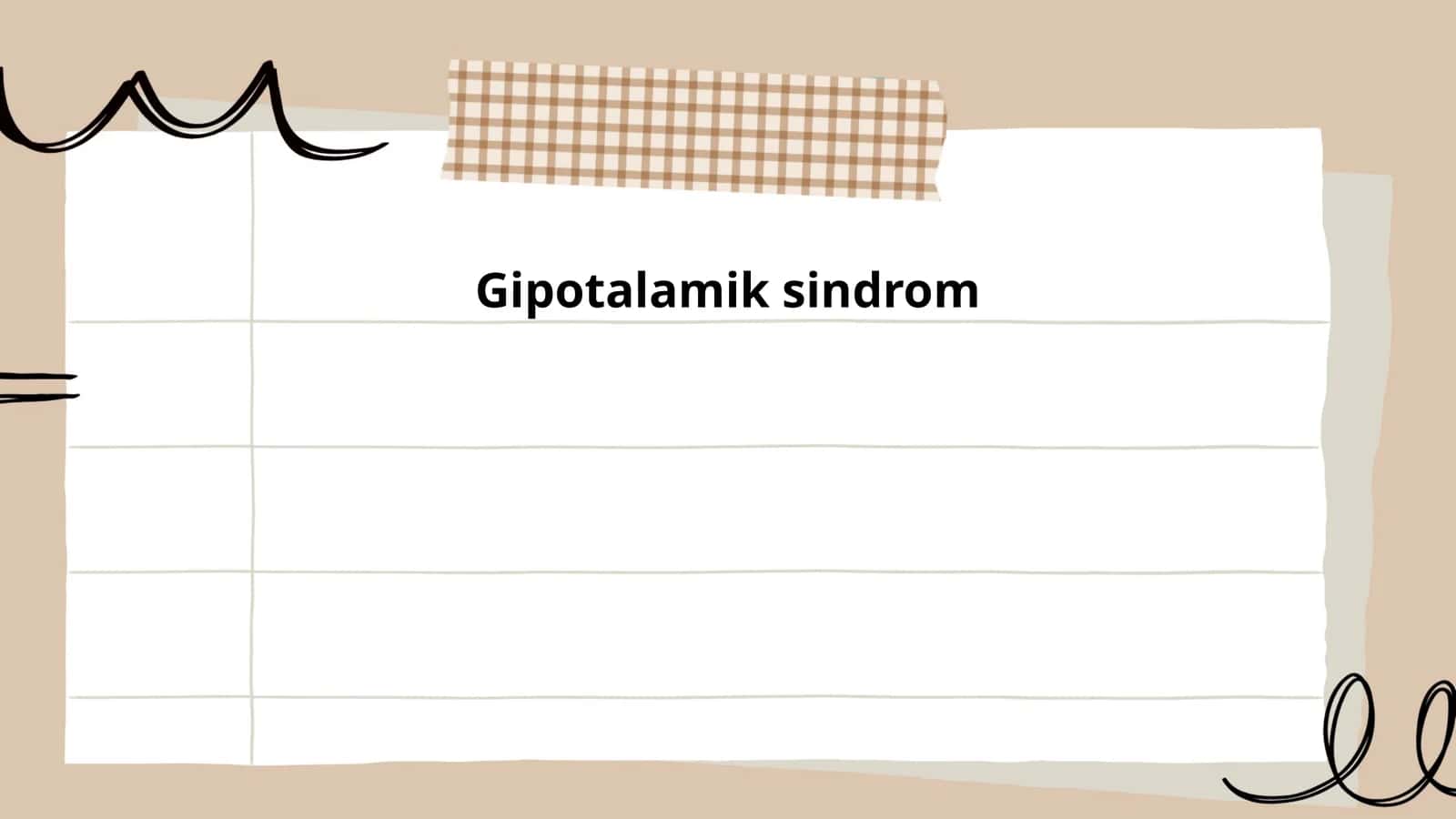 Gipotalamik sindrom