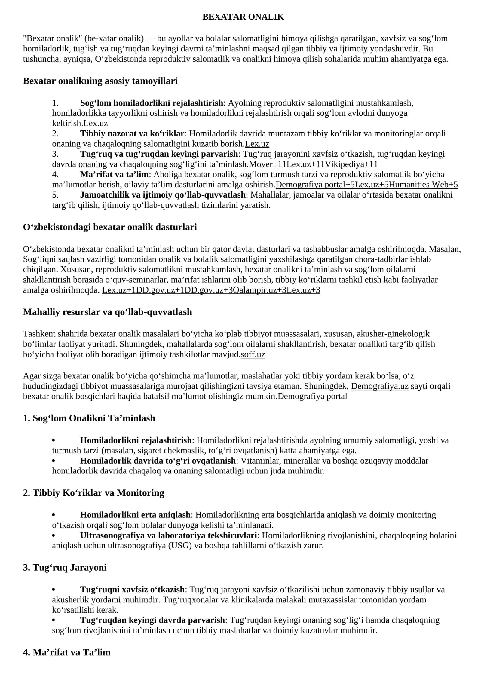 BEXATAR ONALIK