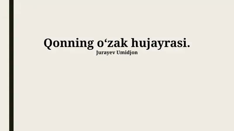 Konus stem hujayralari tadqiqotlari
