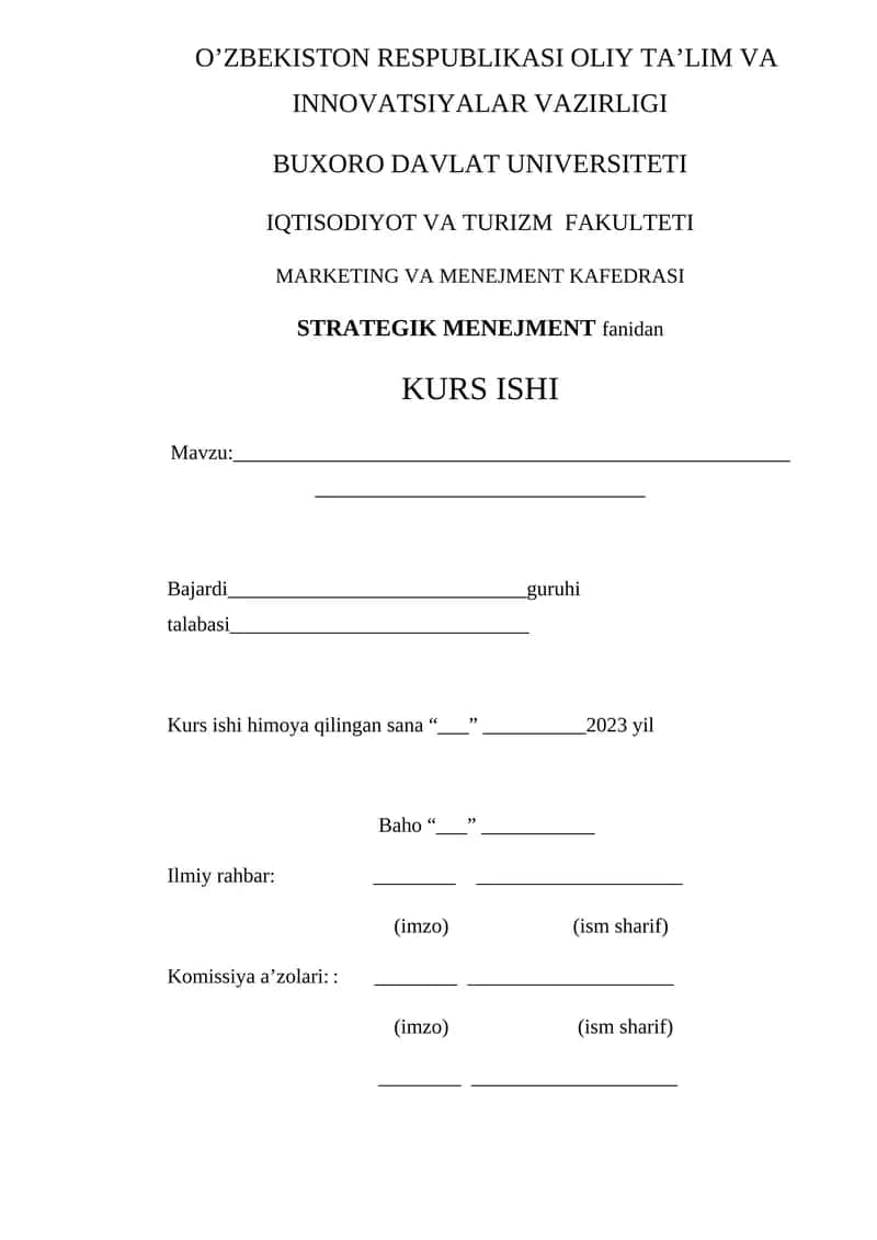 Kurs Ishi