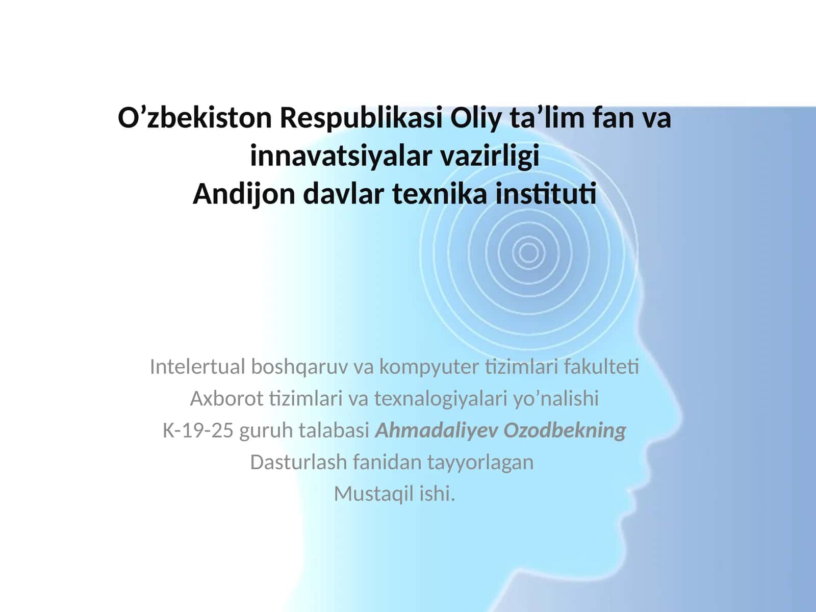 VAKTOR kutubxonasi bilan ishlash