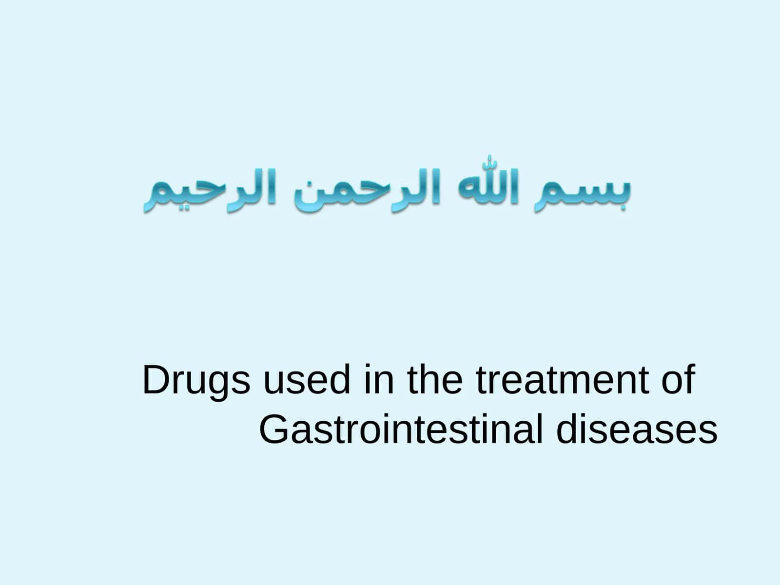 Gastrointestinal diseases