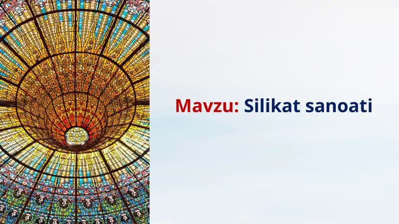 Silikat sanoati