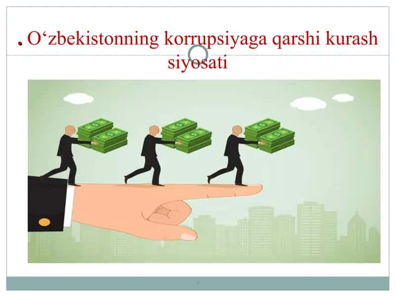 O‘zbekistonning korrupsiyaga qarshi kurash siyosati