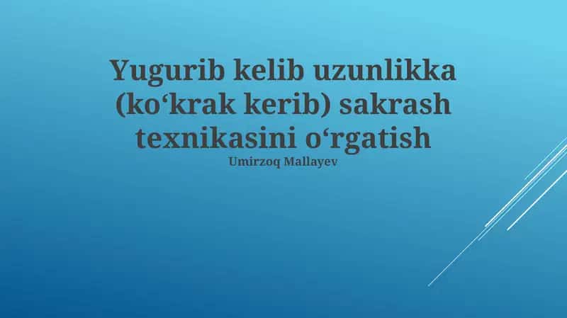 Sakrash texnikasi
