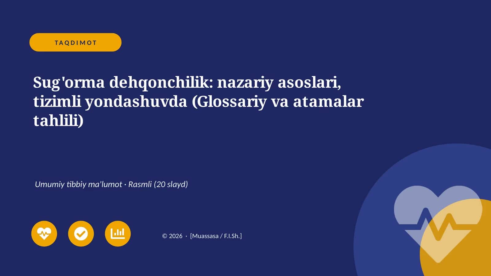Sug'orma dehqonchilik: nazariy asoslari, tizimli yondashuvda (Glossariy va atamalar tahlili)