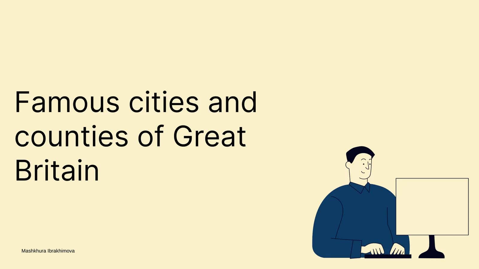 Famous cities and counties of Great Britain