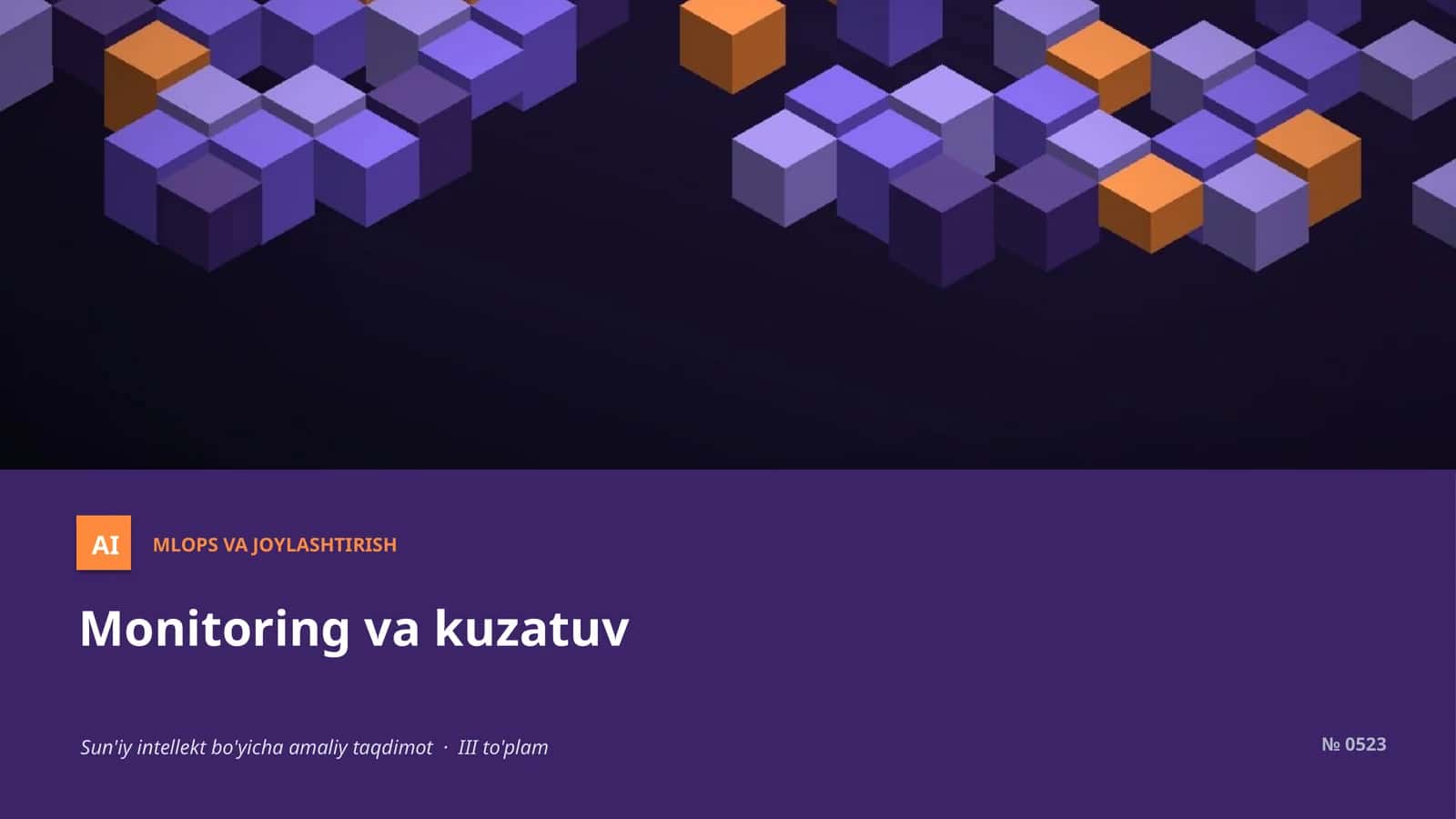 Monitoring va kuzatuv