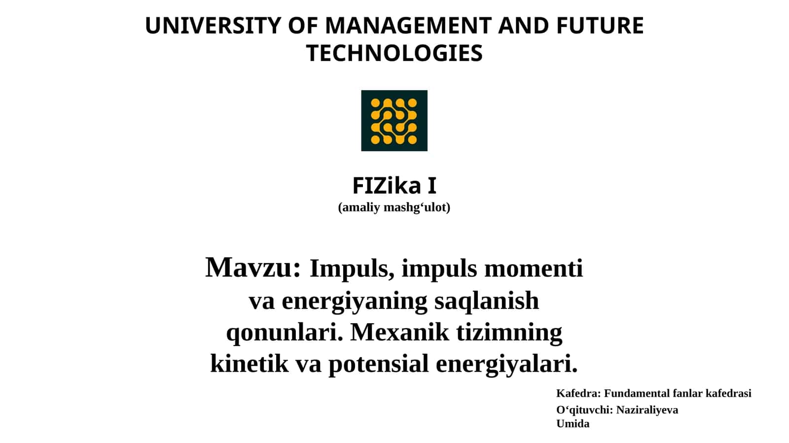 FIZikaI