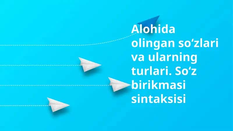 So'z Birikmalarining Sintaksiyasi