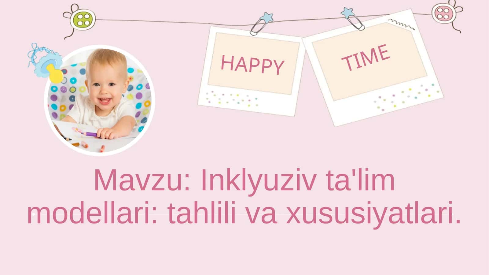 Inklyuziv ta'lim modellari: tahlil va xususiyatlari