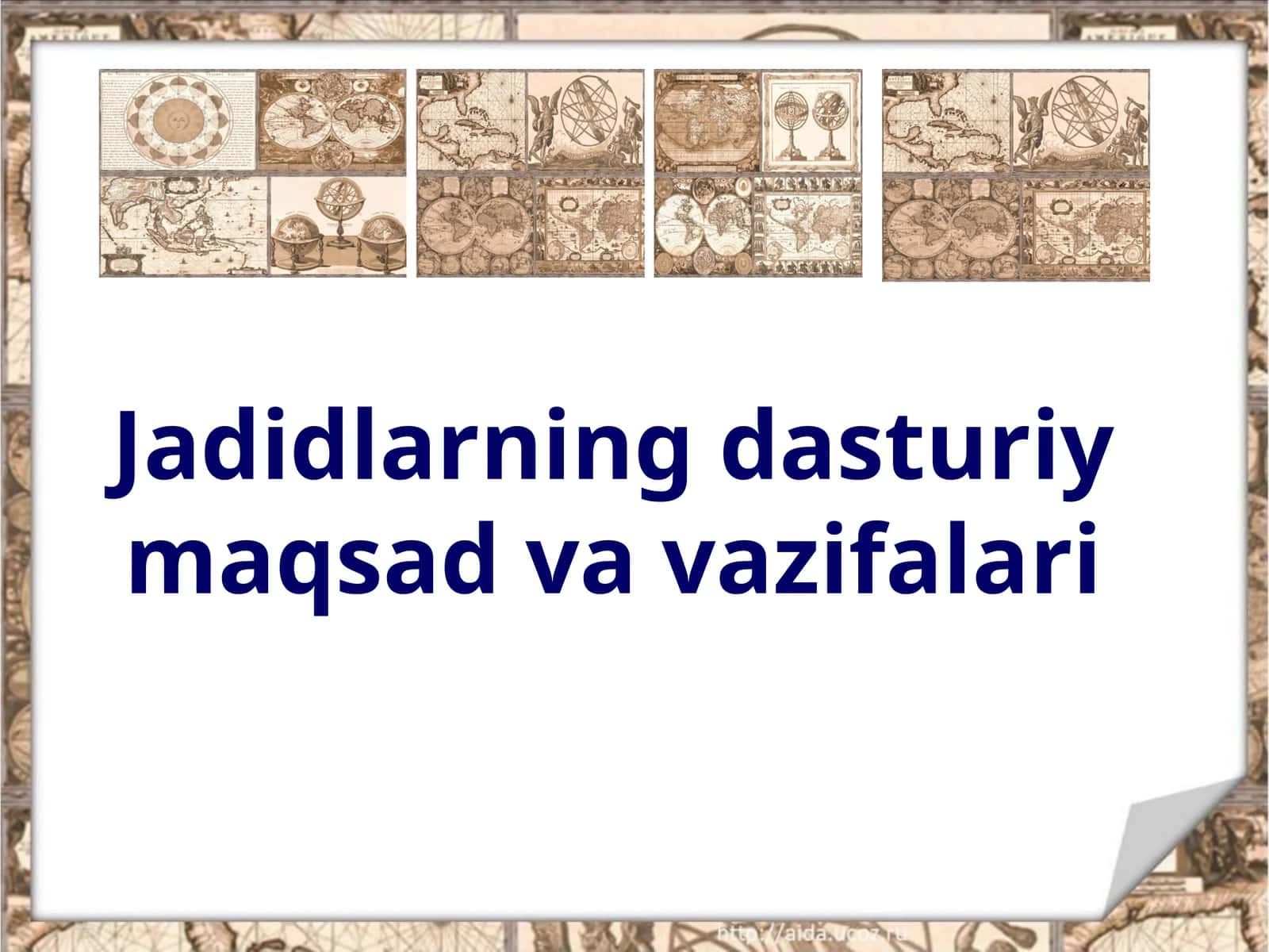 Jadidlarning dasturiy maqsad va vazifalari