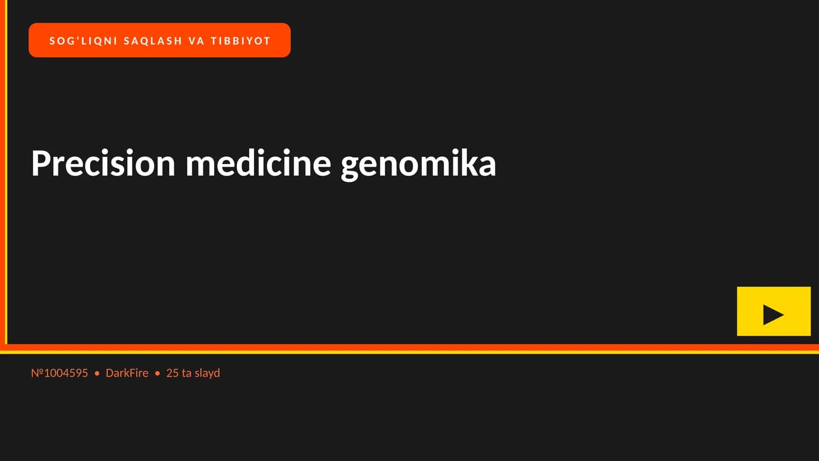 Precision medicine genomika