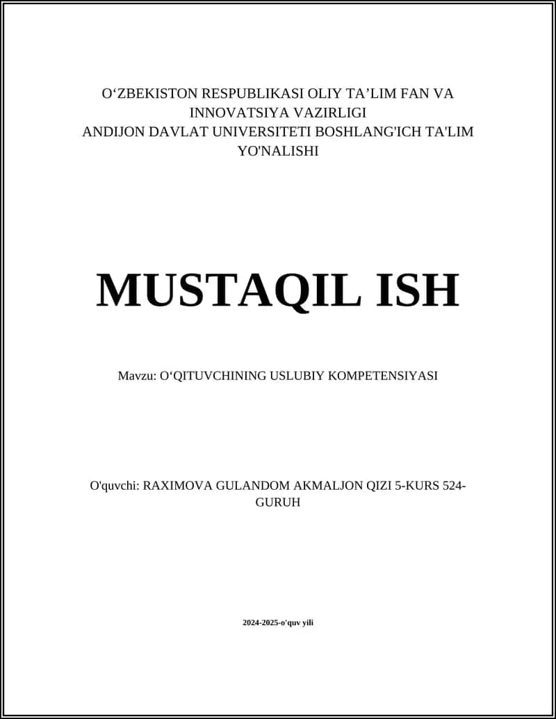 Pedagogik mahorat