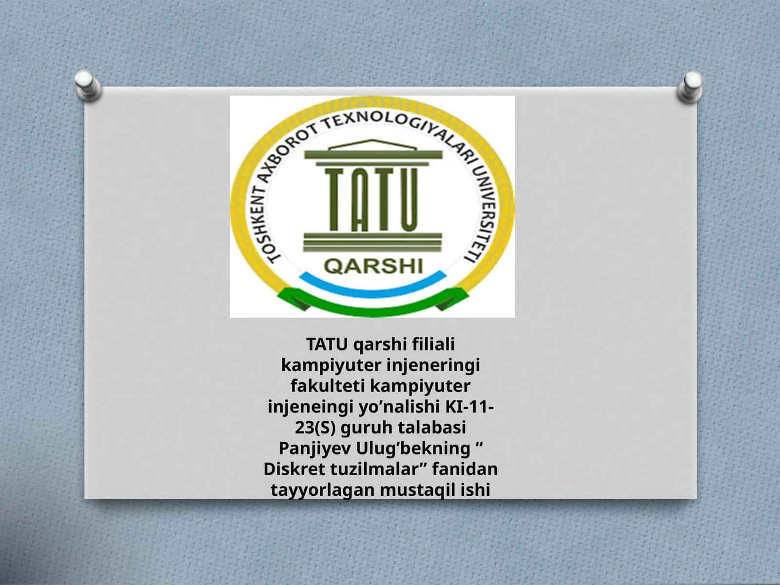 Diskret tuzilmalar