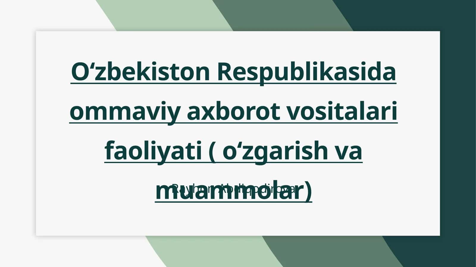 Oʻzbekiston OAV: Tarixiy Bosqichlar