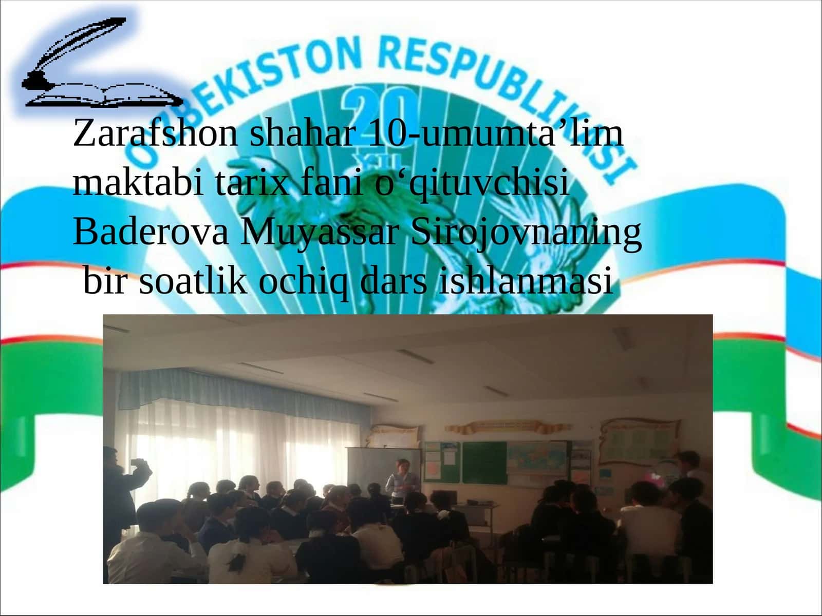 8-sinf O'zbekiston tarixi fanidan Buxoro amirligida harbiy ish dars ishlanma