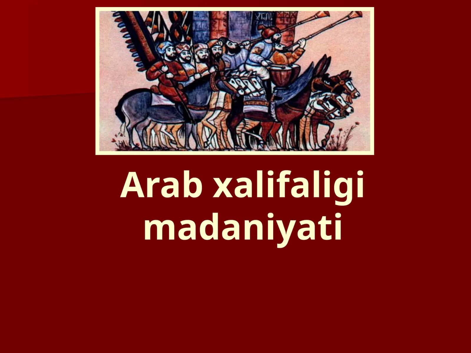 Arab xalifaligi madaniyati