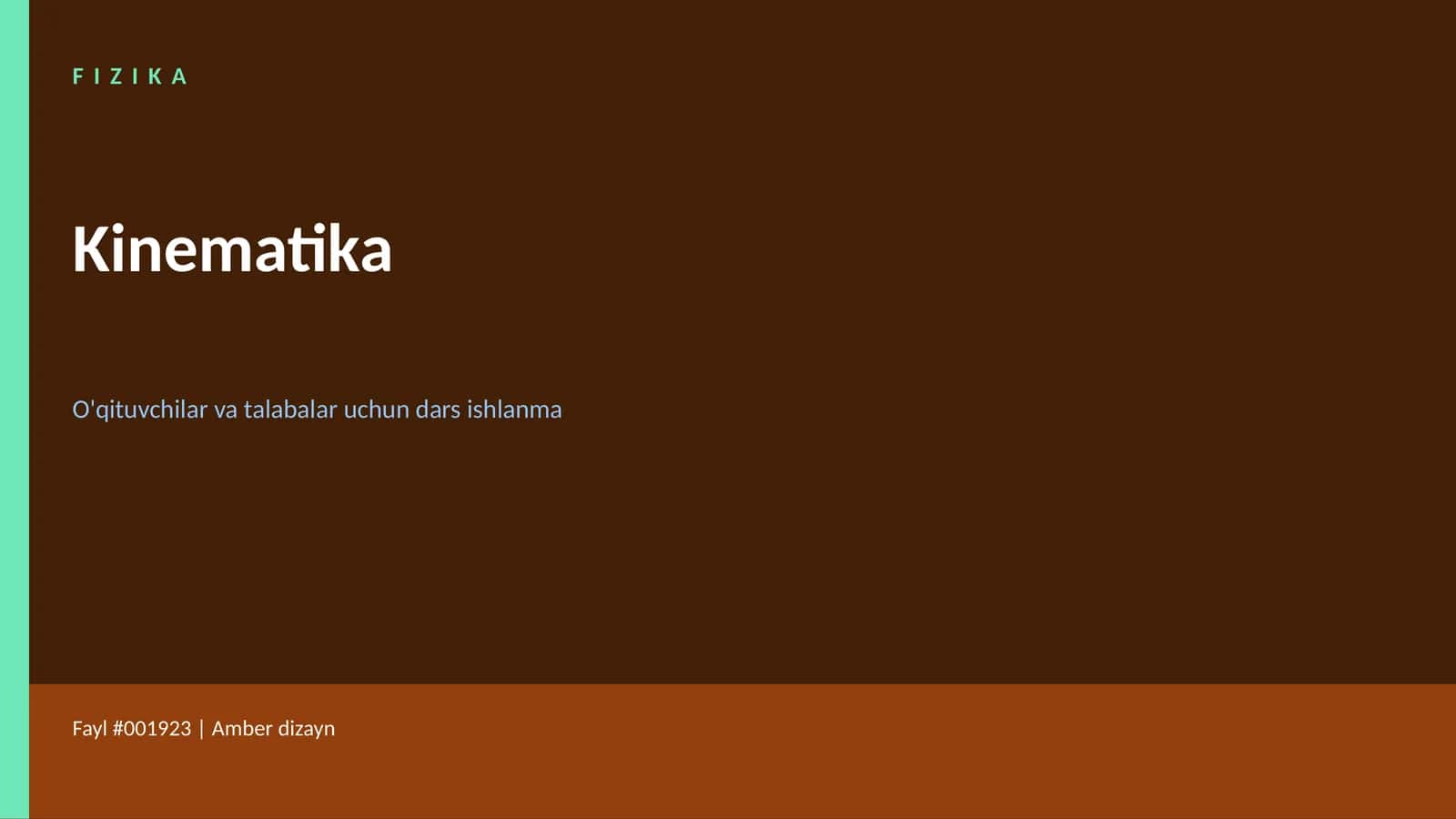 Kinematika