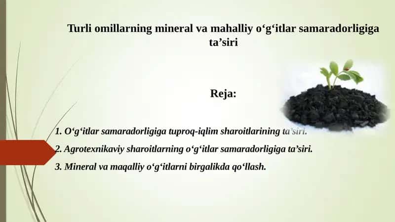 O‘g‘itlar samaradorligi