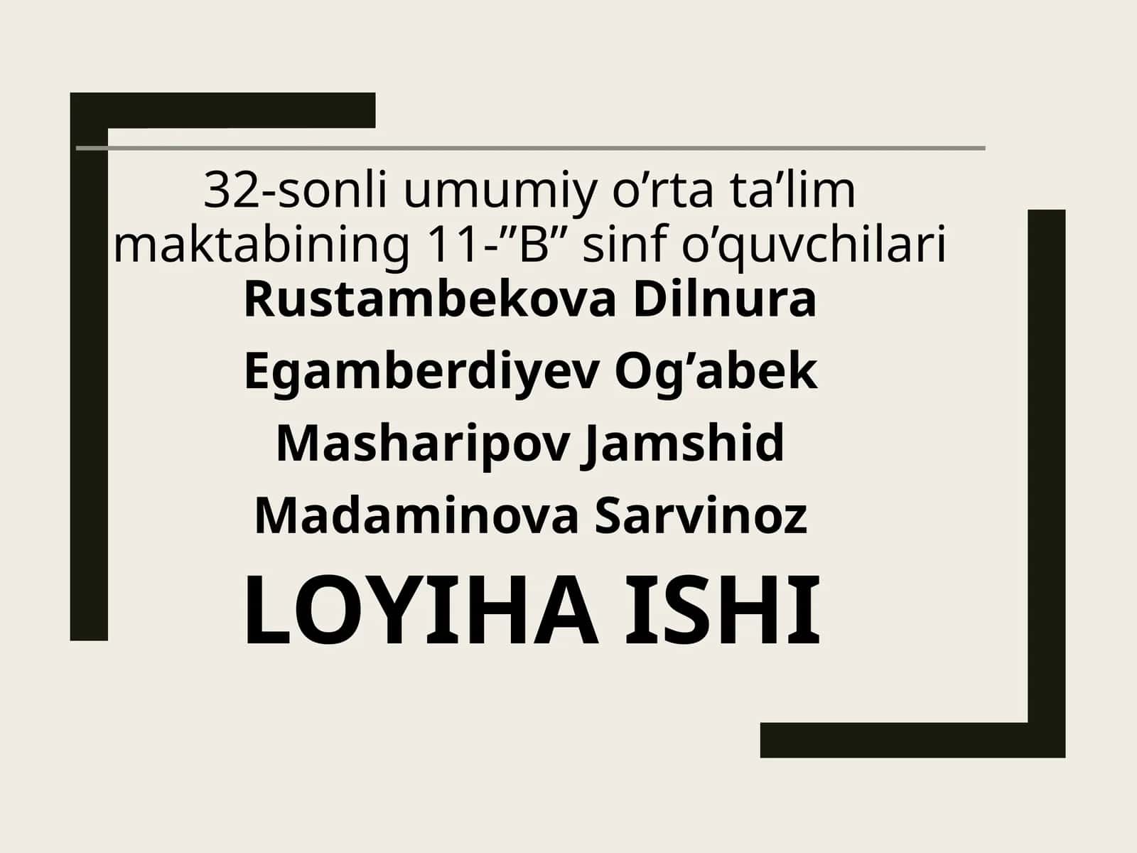 Vatan tushunchasi haqida