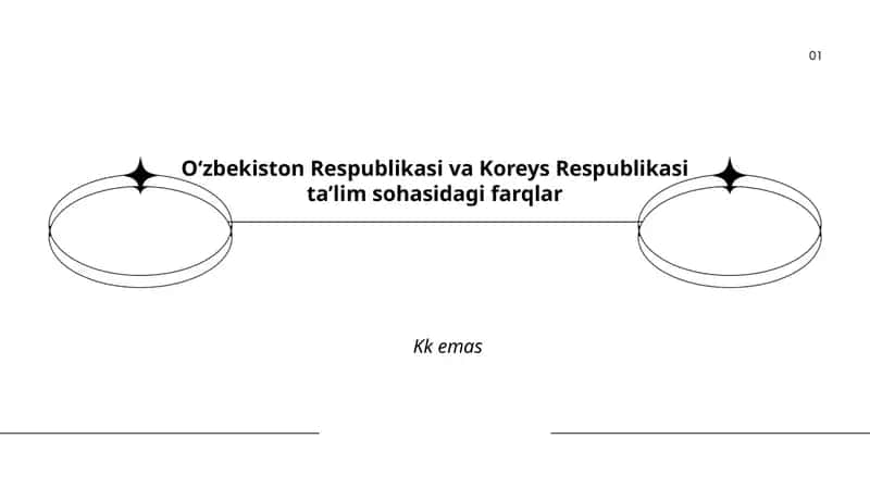 Oʻzbekiston va Koreys Respublikasi ta'lim farqlari