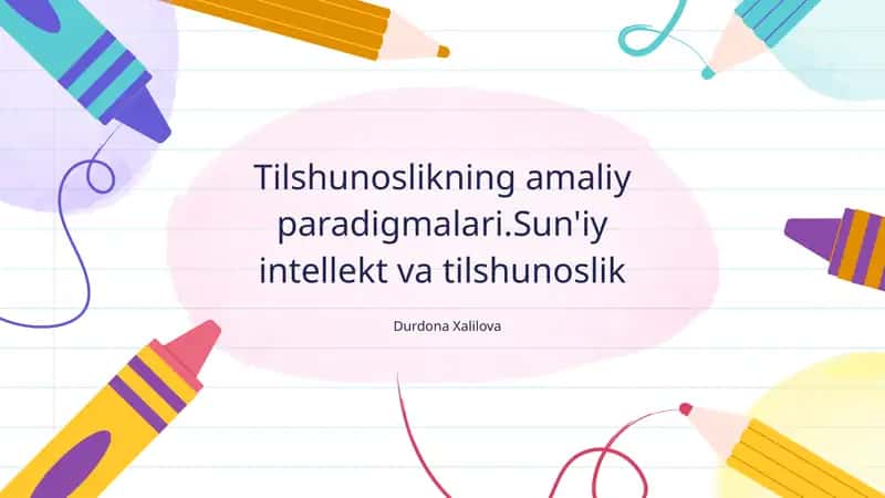 Tilshunoslikning amaliy paradigmalari