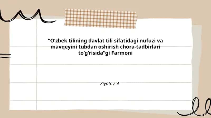Farmoni Ziyatov