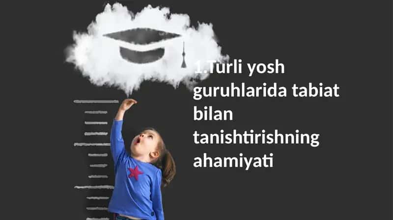 Tabiat bilan tanishtirishning ahamiyati