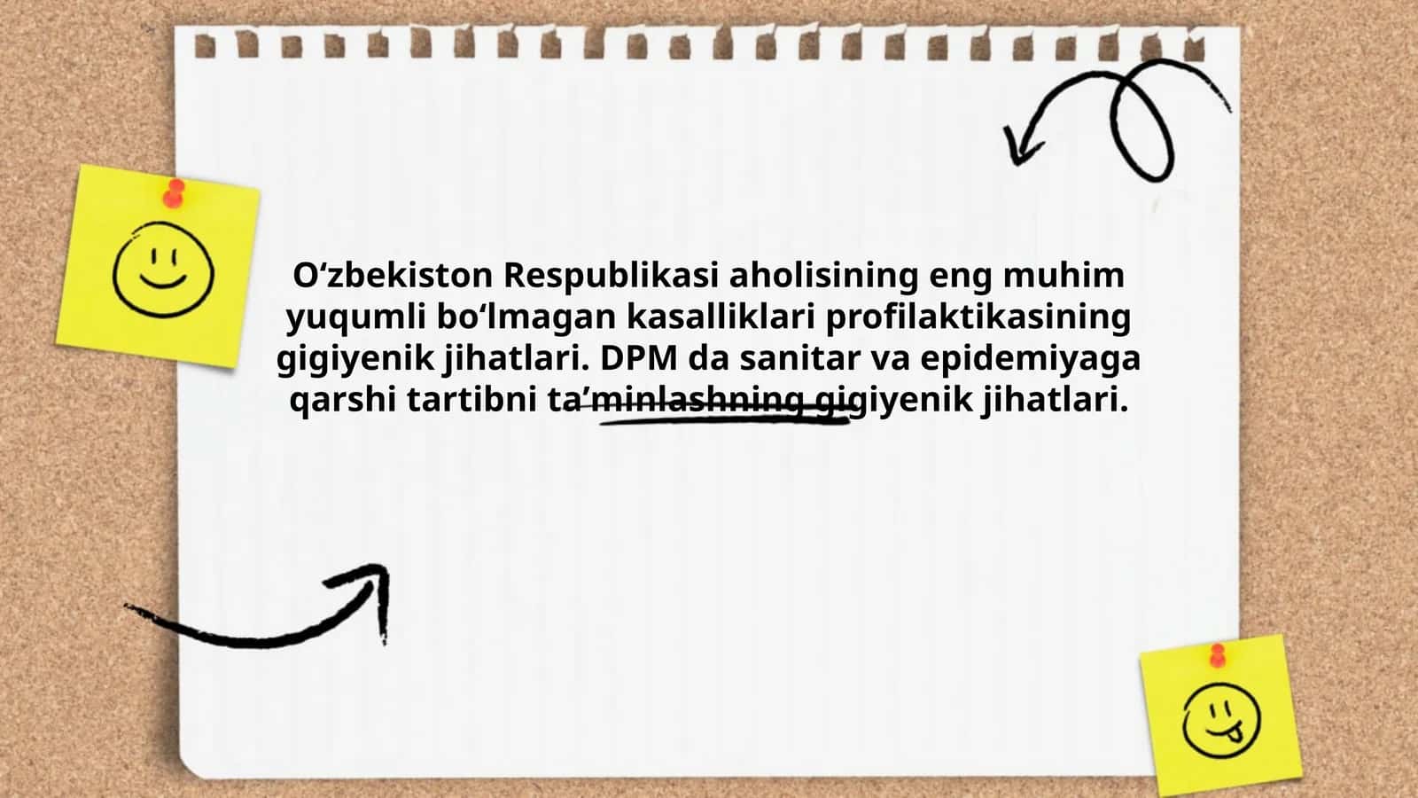 Gigiyenik jihatlari